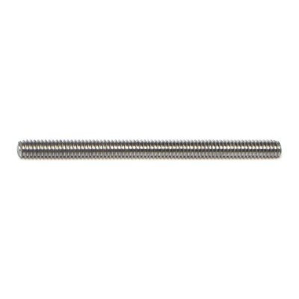 Midwest Fastener Fully Threaded Rod, 8-32, Grade 2, Zinc Plated Finish, 15 PK 76906